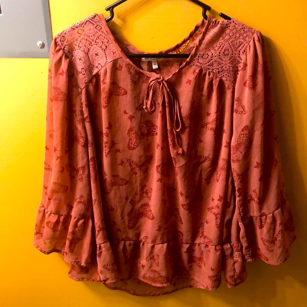 Sheer top brand self esteem, size XL